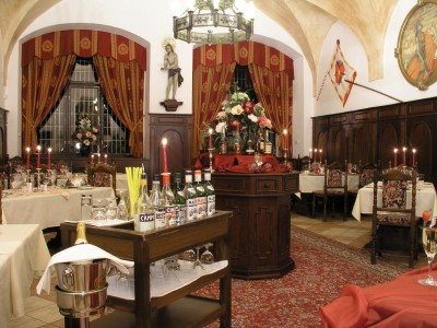 restaurant - hotel ruze - cesky krumlov, czech republic