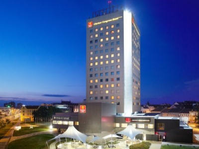 exterior view - hotel clarion congress - ceske budejovice, czech republic