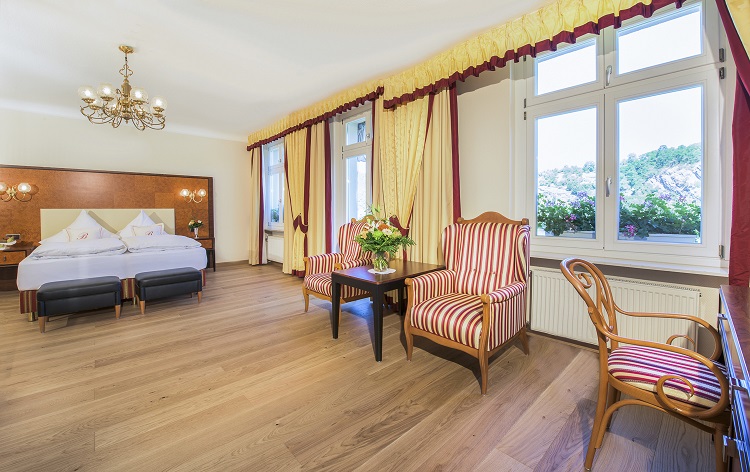 deluxe room - hotel bellevue rheinhotel - boppard, germany
