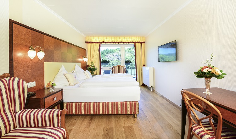 bedroom - hotel bellevue rheinhotel - boppard, germany
