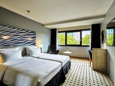 bedroom - hotel radisson blu conference - dusseldorf, germany