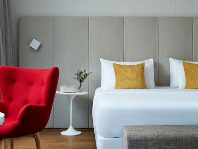 bedroom 2 - hotel avani frankfurt city hotel - frankfurt, germany