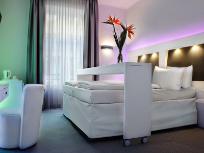 bedroom 1 - hotel grand hotel downtown - frankfurt, germany