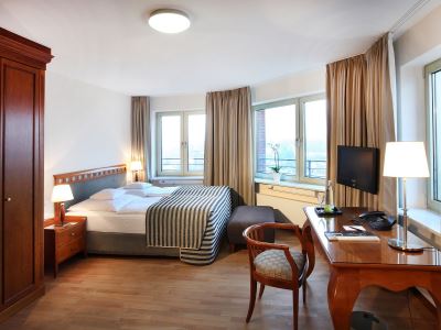 bedroom 1 - hotel lindner hotel and residence main plaza - frankfurt, germany