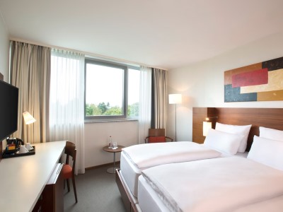 bedroom - hotel nh frankfurt niederrad - frankfurt, germany