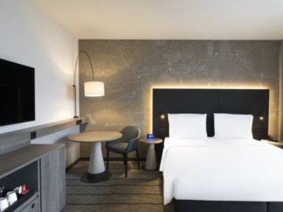 bedroom - hotel hyatt place frankfurt airport - frankfurt, germany