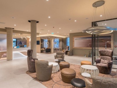 lobby - hotel hampton by hilton frankfurt airport - frankfurt, germany