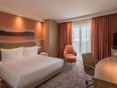 bedroom - hotel hampton by hilton freiburg - freiburg im breisgau, germany
