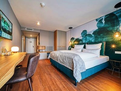 bedroom 2 - hotel fourside hotel freiburg - freiburg im breisgau, germany