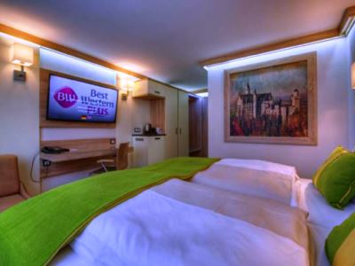 bedroom 2 - hotel best western plus hotel fussen - fussen, germany