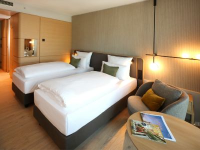 bedroom 2 - hotel atlantic hotel heidelberg - heidelberg, germany