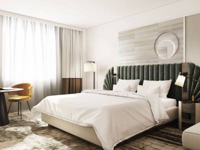bedroom - hotel hilton heidelberg - heidelberg, germany