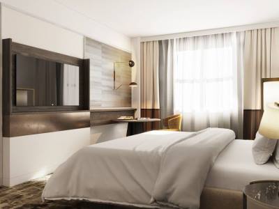 bedroom 1 - hotel hilton heidelberg - heidelberg, germany