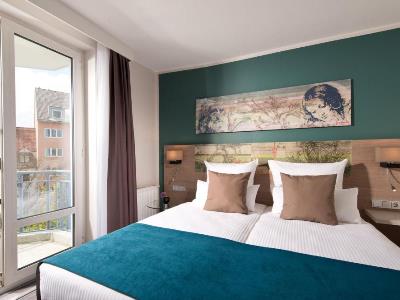 bedroom 2 - hotel leonardo hotel munich city olympiapark - munich, germany