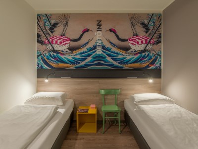 bedroom 1 - hotel ramada encore by wyndham munich messe - munich, germany