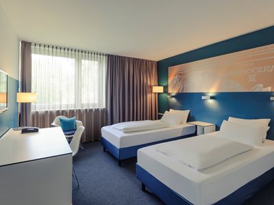 bedroom 1 - hotel congress mercure nuerenberg an der messe - nuremberg, germany