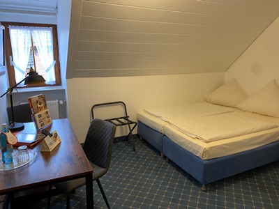 bedroom - hotel akzent hotel schranne - rothenburg, germany