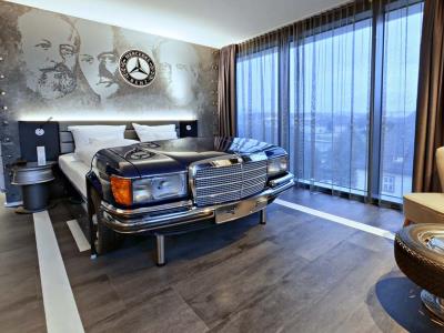bedroom 2 - hotel v8 hotel motorworld region - stuttgart, germany