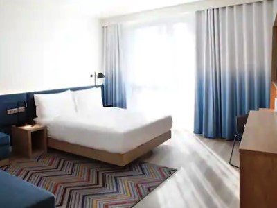 bedroom - hotel hampton by hilton munich airport south - hallbergmoos, germany
