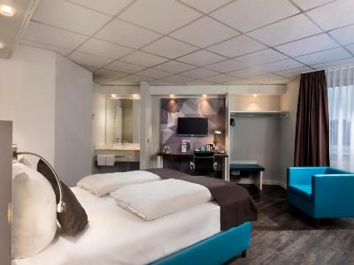 bedroom - hotel best western hotel cologne airport - troisdorf, germany