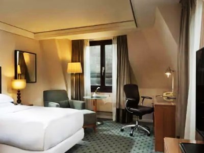 bedroom - hotel hilton dresden - dresden, germany