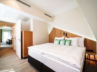 bedroom 2 - hotel arcotel hafencity - dresden, germany
