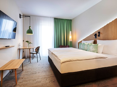 bedroom 1 - hotel arcotel hafencity - dresden, germany