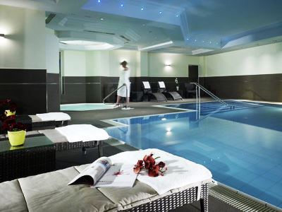 indoor pool - hotel leipzig marriott - leipzig, germany