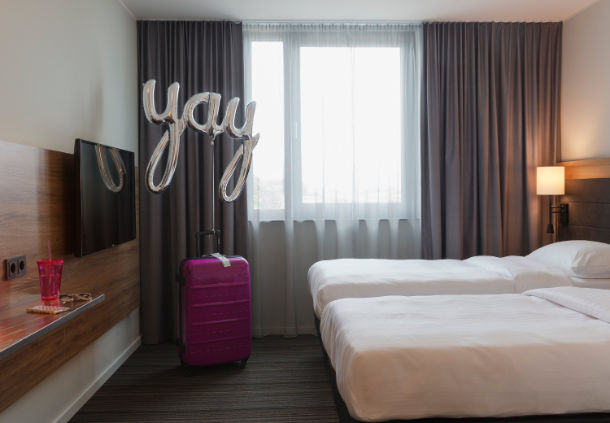 bedroom - hotel moxy stuttgart airport/messe - leinfelden echterdingen, germany