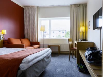 bedroom - hotel scandic aalborg city - aalborg, denmark