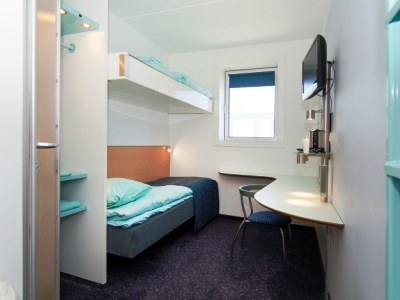 bedroom 2 - hotel cabinn metro - copenhagen, denmark