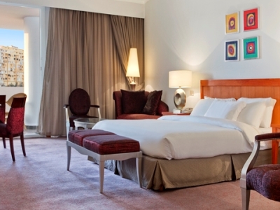 bedroom - hotel hilton alexandria green plaza - alexandria, egypt