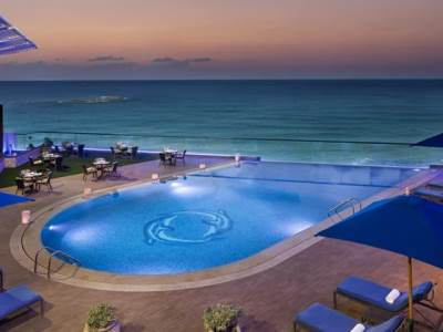 outdoor pool - hotel hilton alexandria corniche - alexandria, egypt
