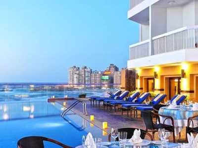 outdoor pool 1 - hotel hilton alexandria corniche - alexandria, egypt