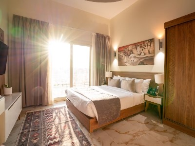 bedroom - hotel azal lagoons - aswan, egypt