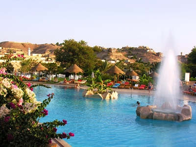 outdoor pool - hotel pyramisa isis island aswan - aswan, egypt
