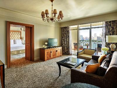 bedroom - hotel four seasons at nile plaza - cairo, egypt