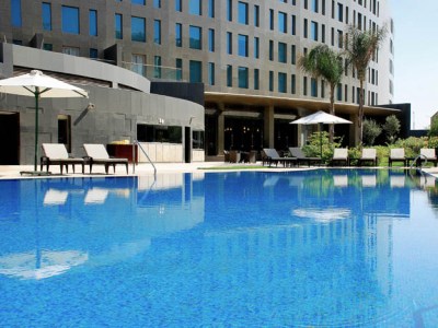 outdoor pool - hotel heliopolis towers hotel - cairo, egypt