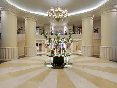 lobby - hotel kempinski nile - cairo, egypt