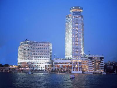 exterior view - hotel grand nile tower - cairo, egypt