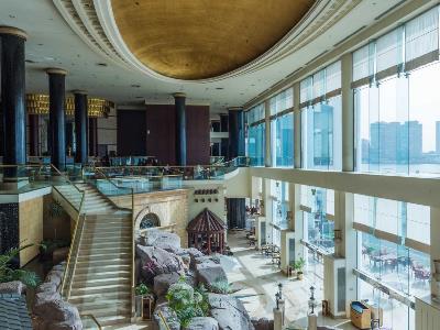 lobby - hotel grand nile tower - cairo, egypt