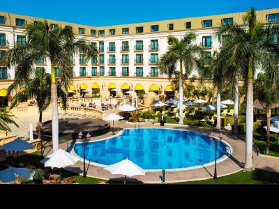 outdoor pool - hotel concorde el salam cairo - cairo, egypt