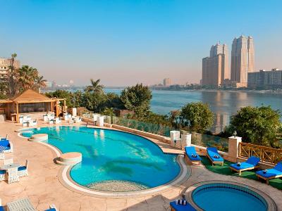 outdoor pool - hotel hilton cairo zamalek residences - cairo, egypt