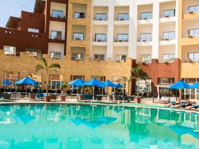 outdoor pool - hotel tolip family park - cairo, egypt