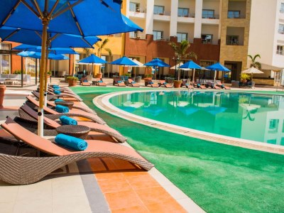 outdoor pool 2 - hotel tolip family park - cairo, egypt
