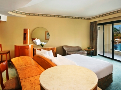 bedroom 2 - hotel hilton pyramids golf resort - giza, egypt