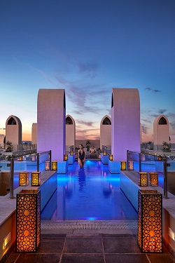 outdoor pool - hotel steigenberger aqua magic - hurghada, egypt