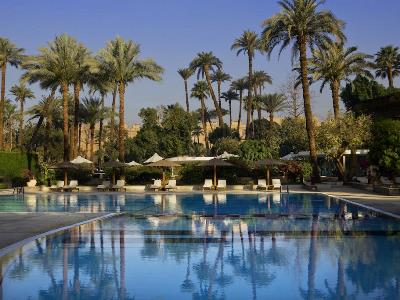 outdoor pool - hotel pavillon winter luxor - luxor, egypt