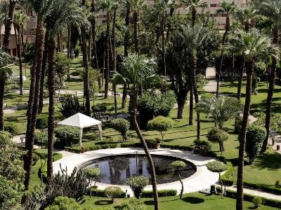 gardens - hotel pavillon winter luxor - luxor, egypt