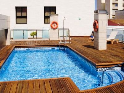 outdoor pool - hotel ac almeria - almeria, spain